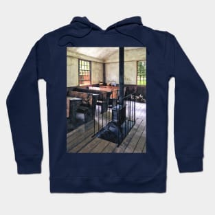 Teachers - One Room Schoolhouse With Stove Hoodie